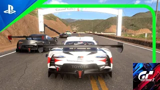 GT7 | Career | Vision Gran Turismo Trophy | Grand Valley - Highway 1 | Toyota FT-1 VGT (Group 3)