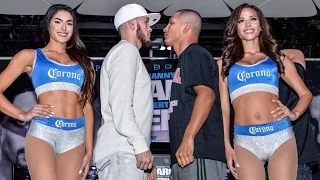 SAMMY VASQUEZ VS ARON MARTINEZ FACE OFF STAREDOWN 12/8/15! PBC ON FOX VASQUEZ VS MARTINEZ 1/23/16!