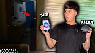 NUNCA PONGAS HABLAR A ALEXA Y A SIRI A LAS 3:00 DE LA MAÑANA!! ESTO ME DIJERON… 😨