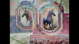 Crafting with Hunkydory Unicorn Dreams -  From the heart