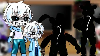 sans a.us react to fnaf