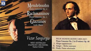 Felix Mendelssohn: Piano Concerto No.2 in D Minor, Op.40, Victor Sangiorgio (piano)