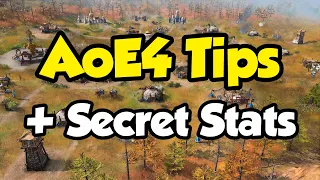 AoE4 -  Beginner tips and secret stats