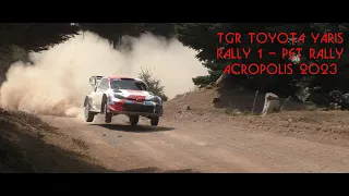 TOYOTA YARIS RALLY 1 - PET FOR RALLY ACROPOLIS 2023 - SEBASTIAN OGIER | ELFYN EVANS