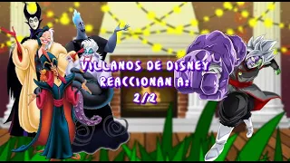 💥 Villanos de Disney reaccionan a 💥 || 🤍 Zamasu (Pothala) 🤍 || JGachaYTx