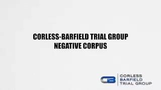 Negative Corpus: NFPA 921 & Negative Corpus