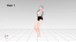 【MMD DOWNLOAD】ZEPETO HAIR PACK PHYSICS PREVIEW
