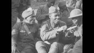 Buffalo Soldiers in WWI (1918) | Silent Film of The 92nd Division in Combat