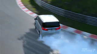 [Gran Turismo 7 PS4] One lap north of Nurburgring in Alphard #gt7