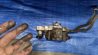 Mercedes E320 CDI injector pump fuel leak