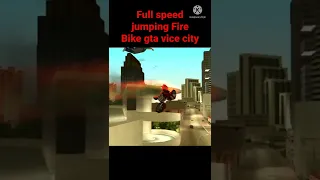 Full speed jumping Fire Bike gta vice city#shorts #freefire #gtavicecity #viralshorts #youtubeshorts