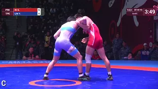 Qual. GR - 60 kg: S. RI (PRK) v. Y. LIN (TPE)