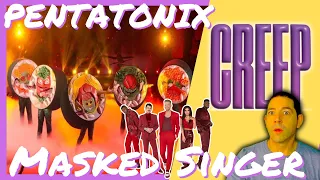 Pentatonix Reaction - Masked Singer All Songs And Creep Unmasked!