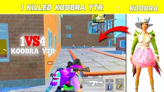 I KILLED @OfficialKooBraYTR  | 1VS4 AGAINST KOOBRA YTR | PUBG MOBILE LITE #koobrabhai #koobraali