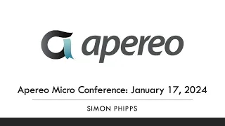 Apereo MicroCon with Simon Phipps (01.17.2024)