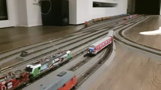 Epoche VI Teppichbahn im Wohnzimmer - Großes Fahrvideo - Teil 2