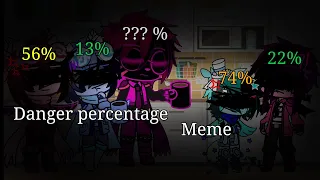 danger percentage meme || JSaB || My AU || •Athena_FNAF•