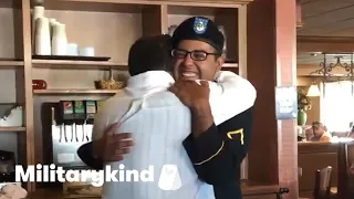 Soldier can't stop surprising his family | Militarykind