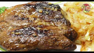 Pork neck steak