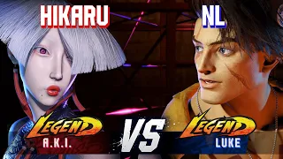 SF6 ▰ HIKARU (A.K.I.) vs NL (Luke) ▰ Ranked Matches