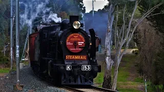 Steamrail - Hurstbridge Wattle Festival 2019 | K153 & K190