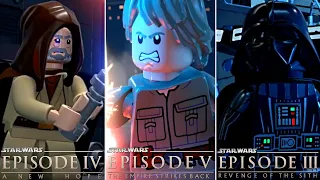 All Original Trilogy Cutscenes (Episode 4-6) - LEGO Star Wars The Skywalker Saga Movie