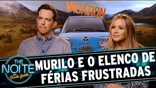 The Noite (11/09/15) - Murilo Couto fala com o elenco do filme 'Férias Frustradas'