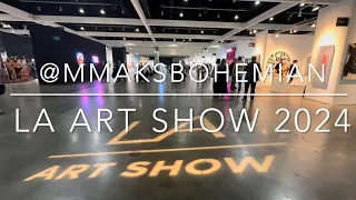 LA ART SHOW 2024 detailed walk through | Los Angeles | California