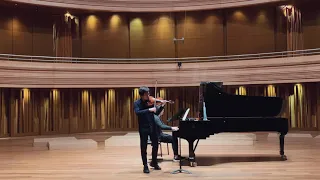 Shucong Plays Mozart Sonata for Piano and Violin in B-Flat, K. 454: I. Largo - Allegro