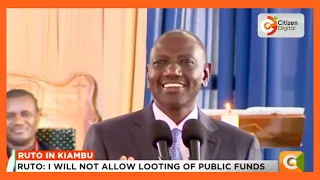 Ruto vows to deal with corrupt government officials