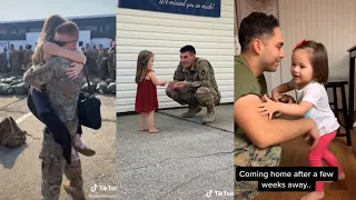 Most Famous Military Coming Home TikTok Compilation 2021 || soldiers coming home 2021