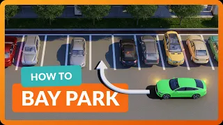 Easy Forward Bay Parking (Step-By-Step) - Driving Tips