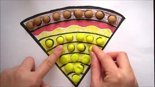 Make & Play DIY Pizza Pop it toy fidget training video