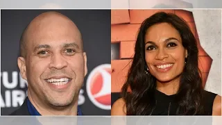 Cory Booker Reveals How He And Girlfriend Rosario Dawson First Met