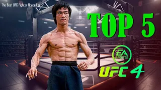 #PS5 | TOP 5 The Best Bruce Lee vs everyone  (EA Sports UFC 4)
