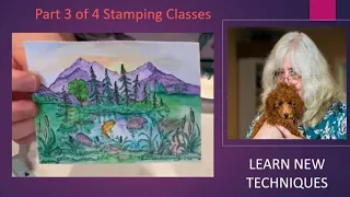 Wilderness Scenery Stamping 3 -- Create a Scape Trout Pond