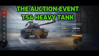 [WOT] The Auction event. Day 5 - T54 Heavy Tank