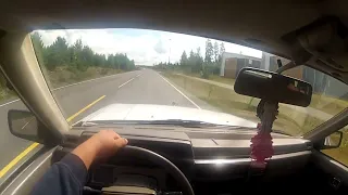 Nissan Laurel 2.4 Pov Drive In Norway - Awsome Exsaust Sound