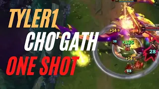 TYLER1 CHOGATH TOP ONE SHOT ADC!