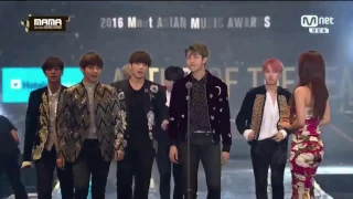 BTS WIN ARTIST OF THE YEAR ' Daesang ' BTS @ MAMA 2016