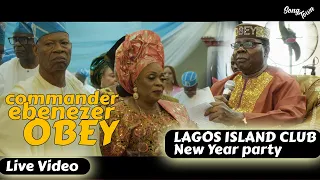 Ebenezer Obey Live at Lagos Island Club New Year Party and Inauguration of New Members Dec 2023