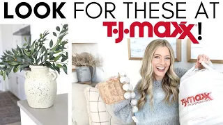 TJ MAXX HOME DECOR FINDS! || TJ MAXX SHOP WITH ME AND HAUL || HOME DECORATING ON A BUDGET