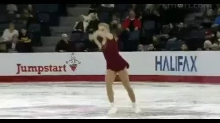 Alaine Chartrand, Canadian Championships, Free Programm, 23.01.2016