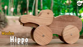 Carpenter media // How to make a Wooden Hippo