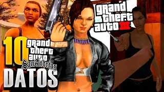 10 CURIOSIDADES de CATALINA - GTA SAN ANDREAS & GTA 3 (Datos y SECRETOS) ¿Amaba a CJ o Claude Speed?