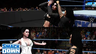 WWE 2K20 SMACKDOWN JESSICA ANNOUNCES A BIG STIPULATION FOR PAIGE & AJ'S SUMMERSLAM MATCH