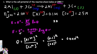 Nernst Equation Explained, Electrochemistry, Example Problems, pH, Chemistry, Galvanic Cell #1