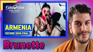 [ENG SUB] Brunette - Future Lover | Armenia 🇦🇲 | Second Semi-Final | Eurovision 2023 REACTION