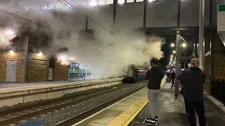 Duchess of Sutherland passing Wellingborough MML 10/02/2022