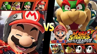 Mario Strikers Battle League Team Mario vs Team Bowser at Lava Castle CPU Hard